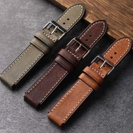 Suitable for Casio Small Square AE1200/1300/F91W/W218/F108 Bump Leather Strap 18MM Male