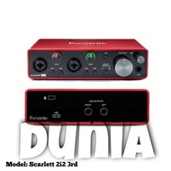 Focusrite Scarlett 2i2 3rd Gen Original USB Audio Interface