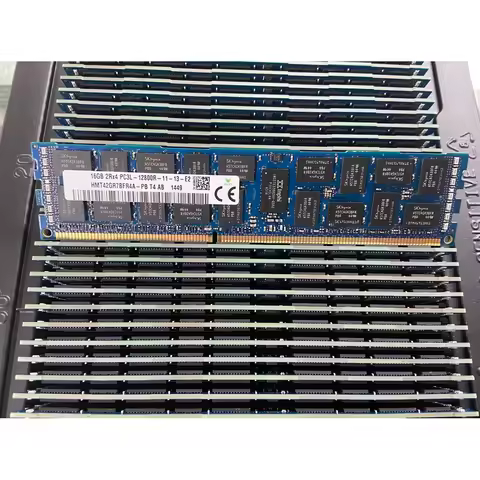 1 pc RAM 16GB HMT42GR7BFR4A-PB Server Memory 16G 2RX4 DDR3 PC3L-12800R