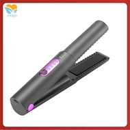 Cordless Hair Straightener Flat Iron 2 in 1 Portable with USB-C Rechargeable 5000mAh Battery Ceramic