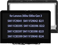 11.6" Screen Replacement for Lenovo 300w 500w Gen 3 Display Touch Screen Digitizer Assembly 5M11F290