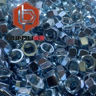 4.8 Grade Galvanized Hex Nut Natural Color Nut Hex Nut National Standard GB52/GB55 Galvanized Hex Nu