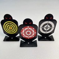 [Ready Stock]Rotating Steel Target, Suitable for Gel Blaster, Glock, Nerf Target, Outdoor Games Acce