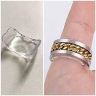 💰單獨一只 價 Single pc.💰 10MM 戒指調碼器  矽膠戒指調節器隱形防脫縮小碼數，戒指大了改小防掉神器內貼固定戒指圈鬆緊調節  Ring Size Adjuster  ｜ Silicon