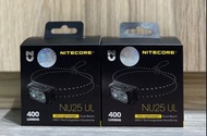 💥全新現貨💥Nitecore NU25UL 400lm 45g 三色 遠近光 USB-C充電頭燈 NU25 UL