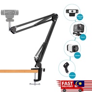 Webcam Stand Webcam Clip Mount Hanging Scissors Tripod Stand Camera Arm for Webcam W8 W5 C922 C930e 