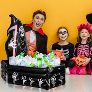 2024 Inflatable Halloween Ice Bar Inflatable Ice Bucket Ghost Inflatable Ice Bucket Large Ice Bucket