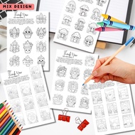 Mix Design | Coloring Page | 50 pages 120gsm paper | 80gsm | A5 size