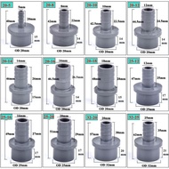 1~20Pcs OD 20~32mm To 5/8/10/12/14/16/20/25mm Pagoda Connector Aquarium Fish Tank  Garden Irrigation Water Pipe Jionts F