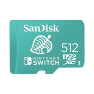 512 GB MICRO SD CARD (ไมโครเอสดีการ์ด) SANDISK NINTENDO-LICENSED MEMORY CARDS FOR NINTENDO SWITCH (SDSQXAO-512G-GN3ZN) // เมมโมรี่การ์ด