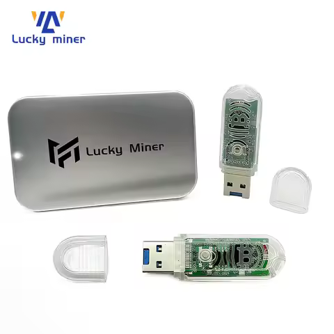 Lucky Miner LV03 Portable USB ASIC Miner 250KH/s 1W Low Power Silent Crypto Mining Machine Plug&Play