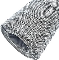 Vonoso Stainless Steel 304 Wire Mesh, 1mm x 0.4m x 3.05m, Flat, 1pc