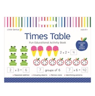 Little Genius Times Table Giant Book for Kids Fun Pad Educational Activity 64 Pages with 80 Reward S
