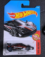 Hot Wheels Mclaren F1 GTR Black 2017 Collections Diecast Car F1 gtr mclaren Model Kereta Mainan Then