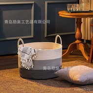 Processing Storage Dirty American Dirty Storage Cotton Rope Foreign Trade Basket Clothes Storage Bas