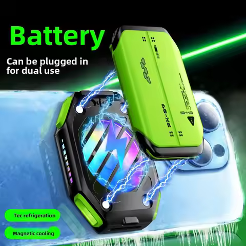 X111 Rechargeable Semiconductor Phone Cooler Fast Ice Cooling Digital Temp Display Long Endurance Cl