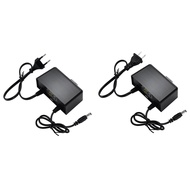 12V 2A Waterproof Power Supply Adapter Outdoor Rainproof Surveillance Adapter for DC Camera LED Stri