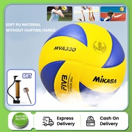 Mikasa Volleyball Ball Original Mikasa Mva330 Mva300 Outdoor Indoor Voleyball Ball Size 5 Pump Pin