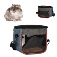 CHXONQ แบบพกพา Breathable กระรอก Hedgehog Hamster โกลเต้นแบร์กระเป๋าใส่กล่องอาหารกระเป๋าสัตว์เลี้ยงขนาดเล็กกระเป๋าใส่สัตว์เลี้ยงกระเป๋าเดินทาง