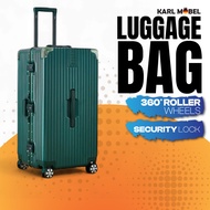 Luggage bag Travel 30 32 34 inch Bagasi Besar Luggage Large Capacity Hard Case Heavy Duty TSA Combin