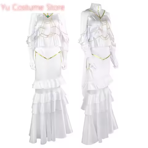 Yu Costume Store Anime Overlord Albedo Cosplay Costume White Dress Overlord Albedo Halloween Christm