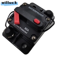 WILLUCK Circuit Breaker, Recoverable Metal Circuit Breaker Switch, Useful Voltage Protection Overcur