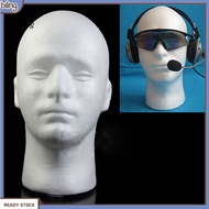 {biling}  Male Mannequin Head Foam Wig Stand Manikin Head Wig Cap Holder for Store Salon Home