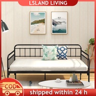 Sofa Bed Day Bed Frame Couch Bed Frame Metal Iron Queen Size High Quality Sitting Sleeping Iron Frame Bed Nordic Style