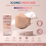 ICONIC 樱花粉 美😍 Medicare 4 Ply KF99 Protective Respirator - Korean Medical Face Mask