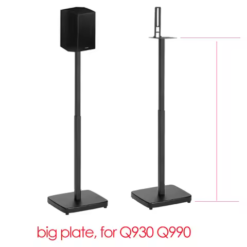 (1 pair=2pcs) SF13 75cm-120cm square base adjust surround sound speaker display stand floor Q930 Q99