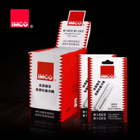 IMCO ( 2 pieces/lot ) Original kerosen special lighter Flint ，cotton core wicks Lighter accessories