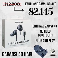 earphone samsung original type c headset akg ori handsfree a80 s20 s21 - bubble wrap