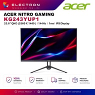 Acer Nitro Gaming KG243YUP1 23.8" 144Hz QHD Monitor (HDMI, DP, 3 Yrs Wrty)