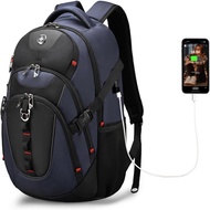 Swissdigital Design Laptop Backpack with USB Charging Port, Travel Backpack Fits 15.6 inches Compute