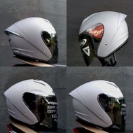 Helmet GM G1 SOLID DARK Gray Hubcap, INTERCOM SLOT, SINGLE VISOR SMOKE