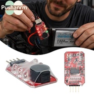 PUSHAMY Lithium Battery Alarm, LED Indicator Lightweight Battery Alarm Buzzer, Durable PCB Low Power