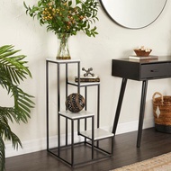 RJP FURNITURE Rak Bunga Pot Standing Rak Tanaman Rak Hiasan Minimalis Estetik Industrial - KONA Rak 