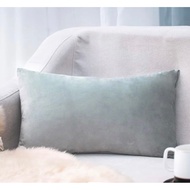Premium plain suede sofa cushion cover size (30x50) (30x60) (40x60) chair cushion