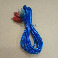 RCA CABLE 2 transparent cables 2yards