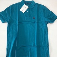 全新正品 SOPHNET 藍色 素面 網眼短袖 POLO衫 (XL)