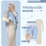 One Set for Modern Women (ARWEN OUTER | ORINA LOS DRESS | HIJAB BELLA SQUARE) 3-IN-1 Girls' Set - SW