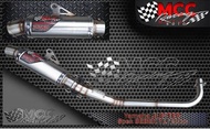 Knalpot racing mcc stainless all bebek 4tak