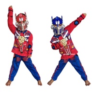 Transformers Optimus Prime Robot Costume Clothes Get A Mask
