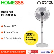 Mistral Stand Fan 16" MSF1643