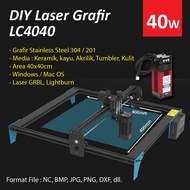 LASER GRAFIR STAINLESS 40W LC4040 PRO MESIN CNC