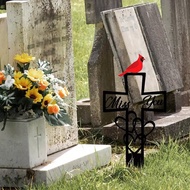 Cemetery Flowers For Grave Markers Durable Weather-Resistant Metal Funeral Service Venue