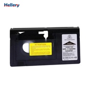 [Hellery] VHS to Vhsc Cassette Converter,Tape Player Converter,Gifts,for Elders Black Portable Tape 