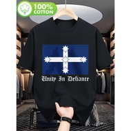 Men'S Eureka Flag Shirt - A Symbol of Australian Bogan Rebel Pride Featuring The Southern Cross, Mad