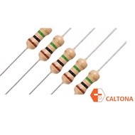 10pcs/pk Resistor 1/4W 1ohm, 10ohm, 100ohm, 1k ohm, 10k ohm, 100k ohm, 1m ohm, 10m ohm 5% Fixed Resistor