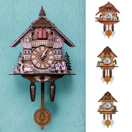 store Cuckoo Clock Wall Clock Handicraft Vintage Wooden Cuckoo Tree House Clock For Bedroom Living R